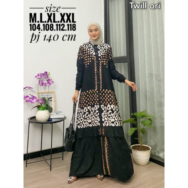 gamis twill ory malaman baju gamis twil ory pekalongan batik halus pekalongan gamis wanita muslimah 