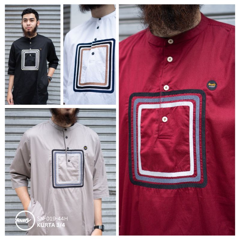 Kemko Kurta Leafy Terbaru Dan Terlaris Kemeja Koko Pria Moderen Kemeja Koko Kurta Pria Model Terbaru