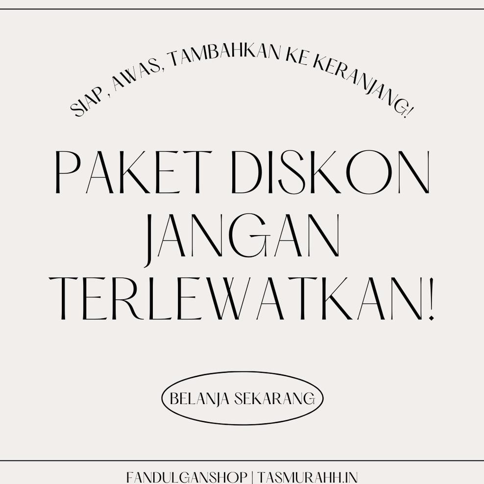 Cuci Gudang Ramadhan Sale - Tas Serut Pria/Wanita | String Bag | Tas Bermotif Dan Polos | Tas Berbah