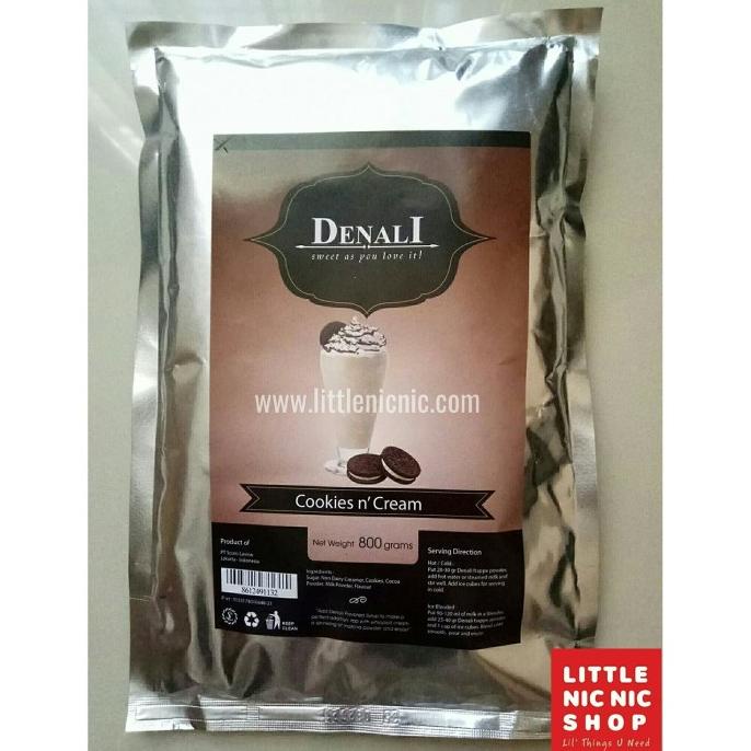 

Bubuk minuman Denali Cookies 'N Cream Frappe Powder lge03