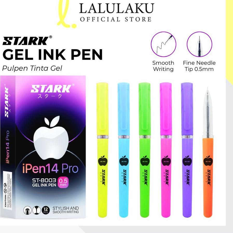 

Raih Diskon Pen Apel Gel Stark 12 Pcs Pulpen Sekolah Kantor Tinta Hitam Pen Apple 375➭