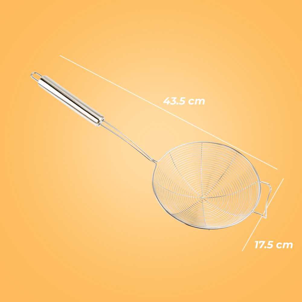 SPIMMER Sendok Saringan Masak Dapur Skimmer Utensil Stainless Steel - KT399
