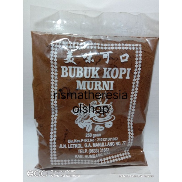 

BUBUK KOPI MURNI KHAS HUMBAHAS kemasan 250gr