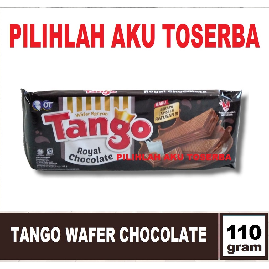 

Tango Wafer Royal Chocolate 110 Gr - ( Harga 1 Karton Isi 24 Pcs )