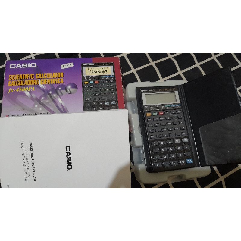original casio calculator fx4500pa