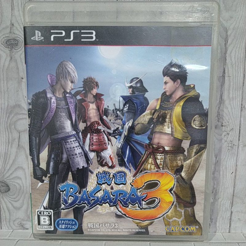 BD CD KASET ORIGINAL PS3 SENGOKU BASARA 3 JPN BAHASA JEPANG LENGKAP MANUAL BOOK