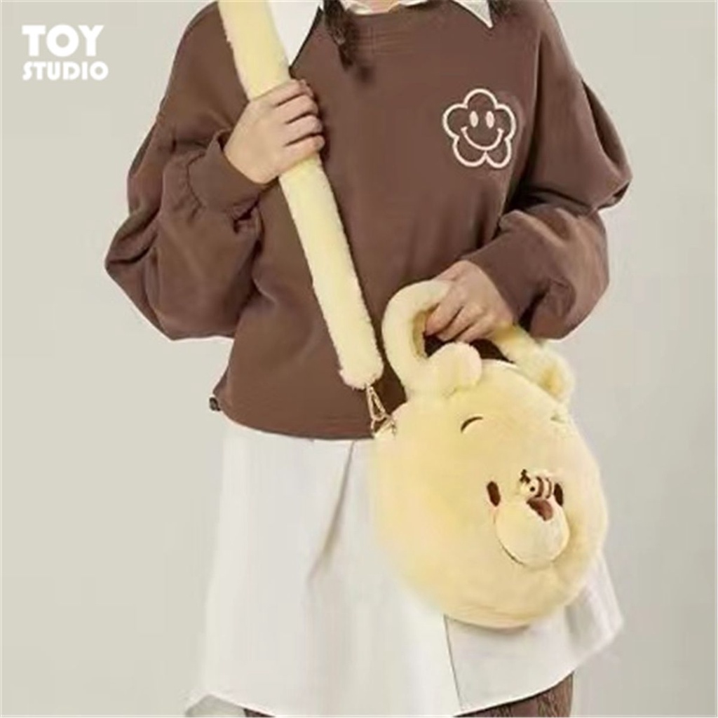 ♙♤Sera  Toko Disney Tas Sullivan Tas Mewah Satu Bahu Kapasitas Besar Tas Jinjing Kelas Mahasiswa Tas Mewah