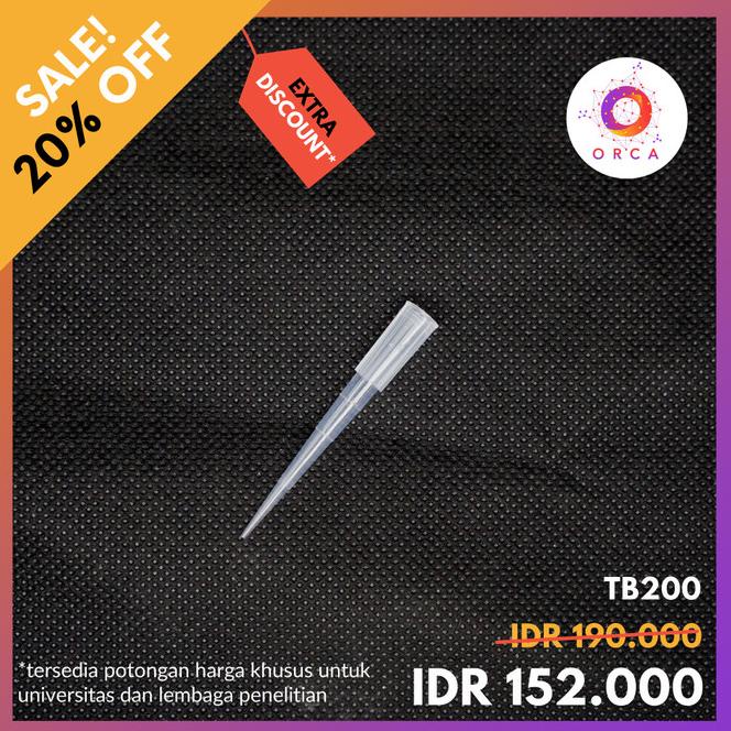 Micropipette Tips 200 Ul Bulk - Steril - Mikropipet Pipette Pipet Tips