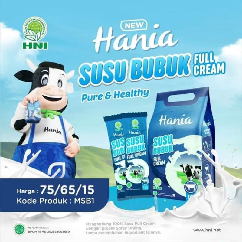 

Hania Susu Bubuk Full Cream HNI