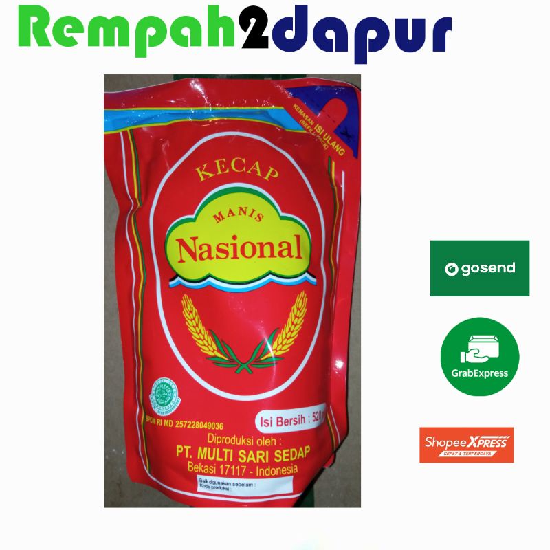 

Kecap manis Nasional 520ml