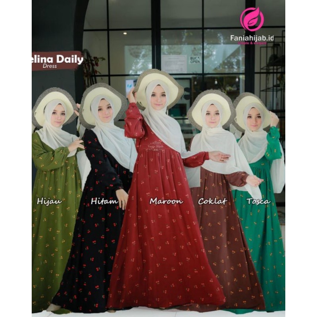 Selina Daily Dress || Gamis Wanita Harian