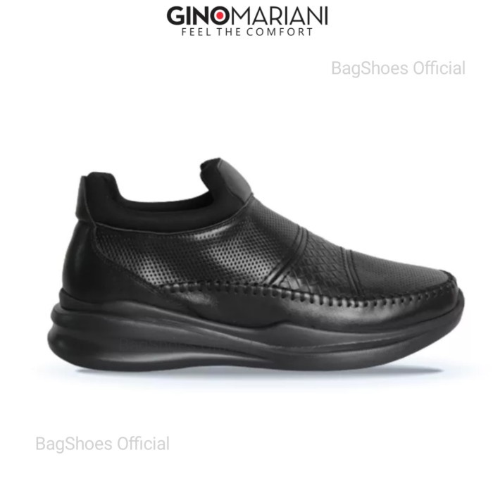 Terlaris Gino Mariani Hudson - Sepatu Pria Formal Gino Mariani Hudson Black