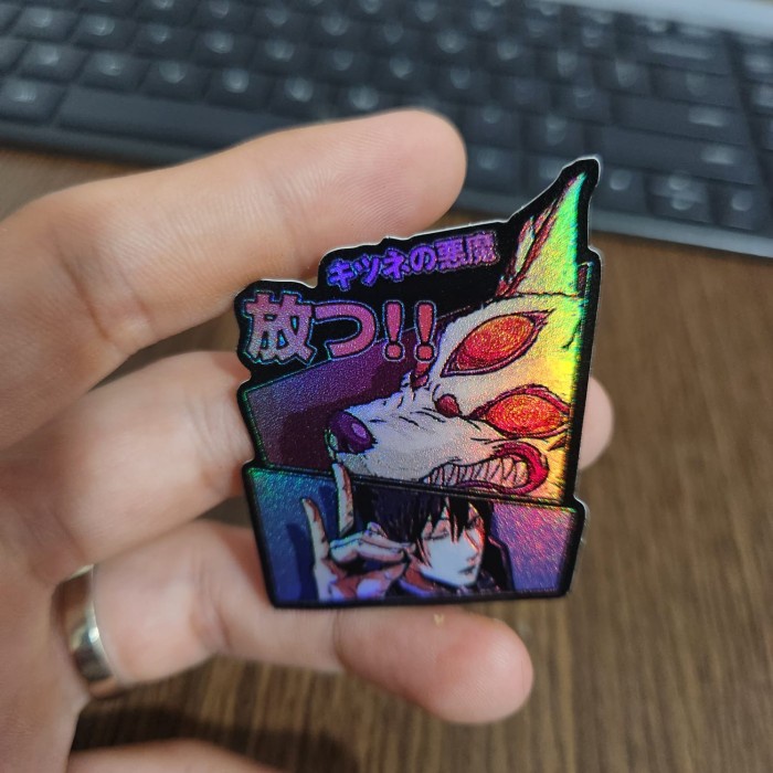 

Sticker Hologram Anime - PSH1633 - Chainsaw man