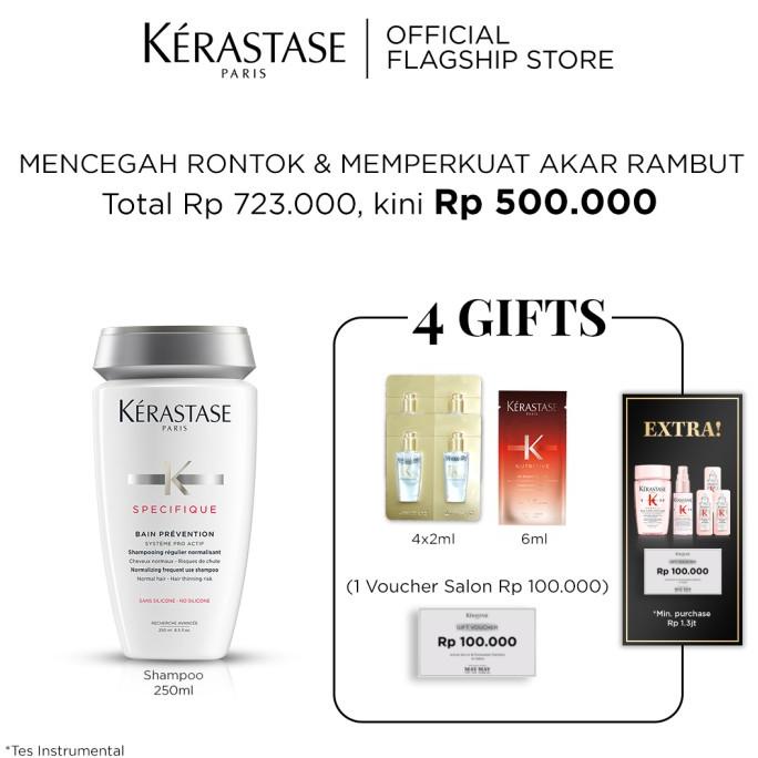 Kerastase Treatment Rambut Rontok Shampoo-Bain Prevention 250ml