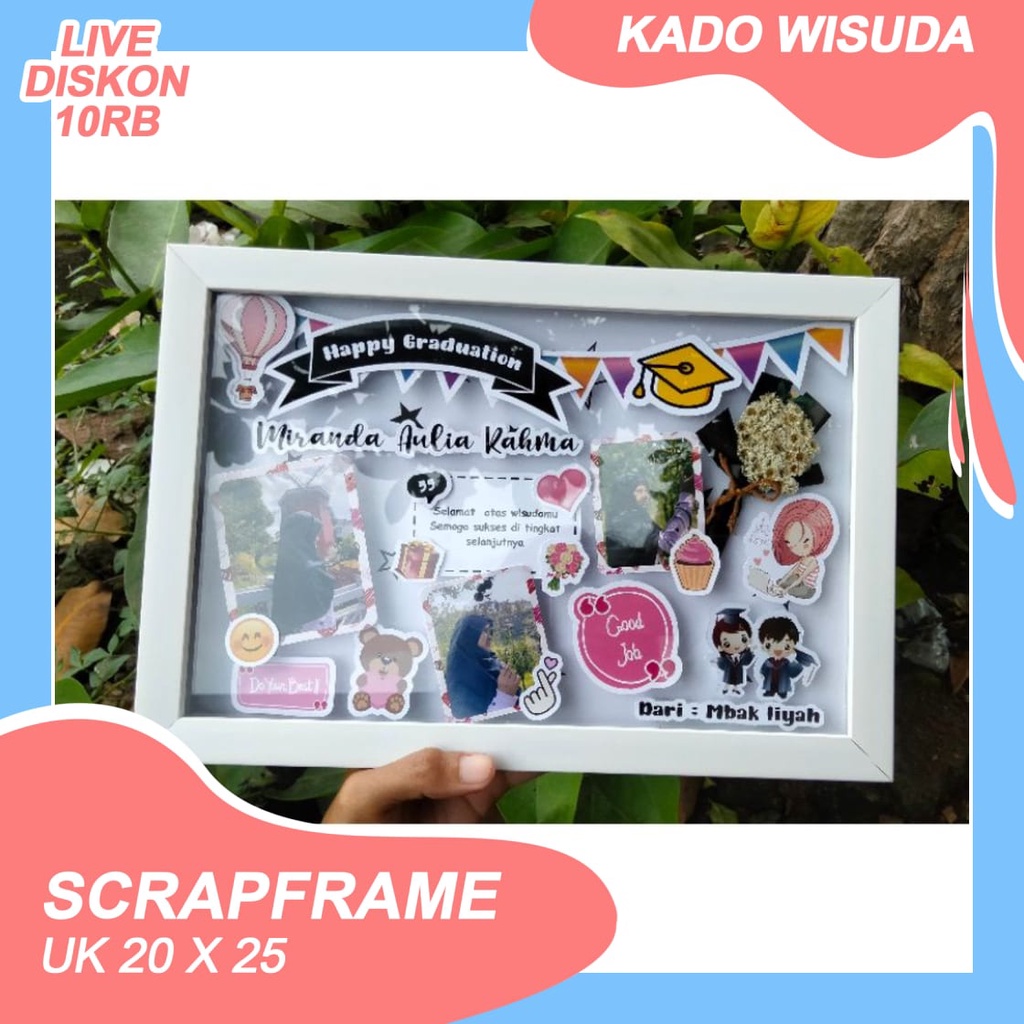 MAHAR FRAME A4 BACKGROUND AKRILIK BINGKAI PERNIKAHAN ACRYLIC HANTARAN MASKAWIN SESERAHAN WEDDING KAD