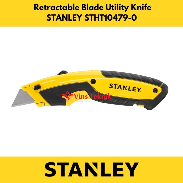 

Pisau Cuter Cutter Retractable Blade Utility Knife Stanley Stht10479-0