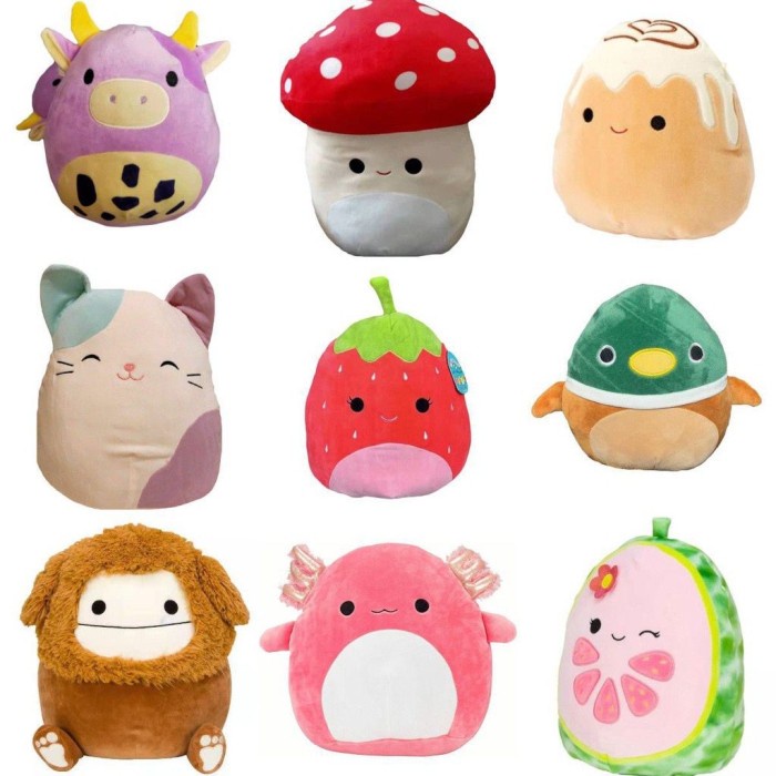 Terlaris Boneka Squishmallow 25Cm Gordon Benny Alkohol Archie Bubba Lena Ste