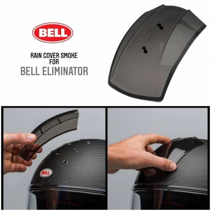 Terlaris Rain Cover Smoke For Bell Eliminator Original