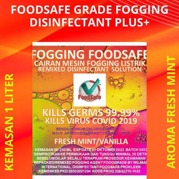 Mesin New Cairan Fogging Disinfektan Plus Basmi Kutu Tungau Lalat Kecoa
