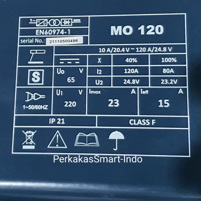 Izumi Mo120A Mesin Las Inverter 450Watt/Trafo Las Mo 120 A #Original