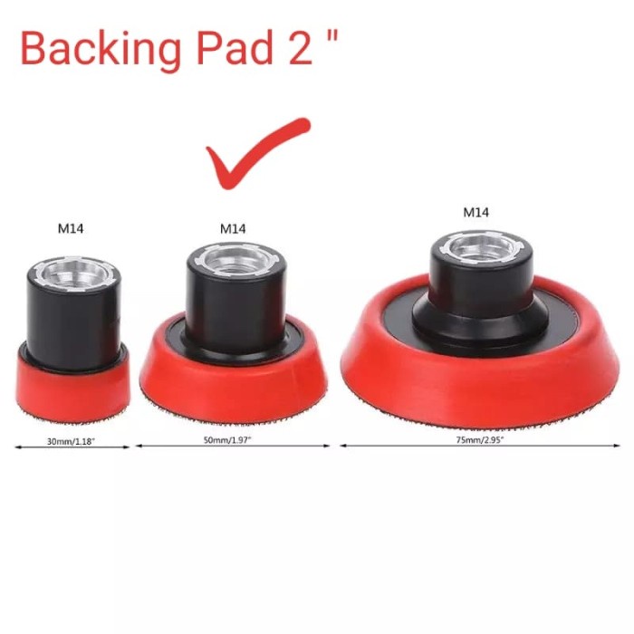 Backing Pad 2 " Rotary M14 /Backing Plate 2" /Sanding Plate