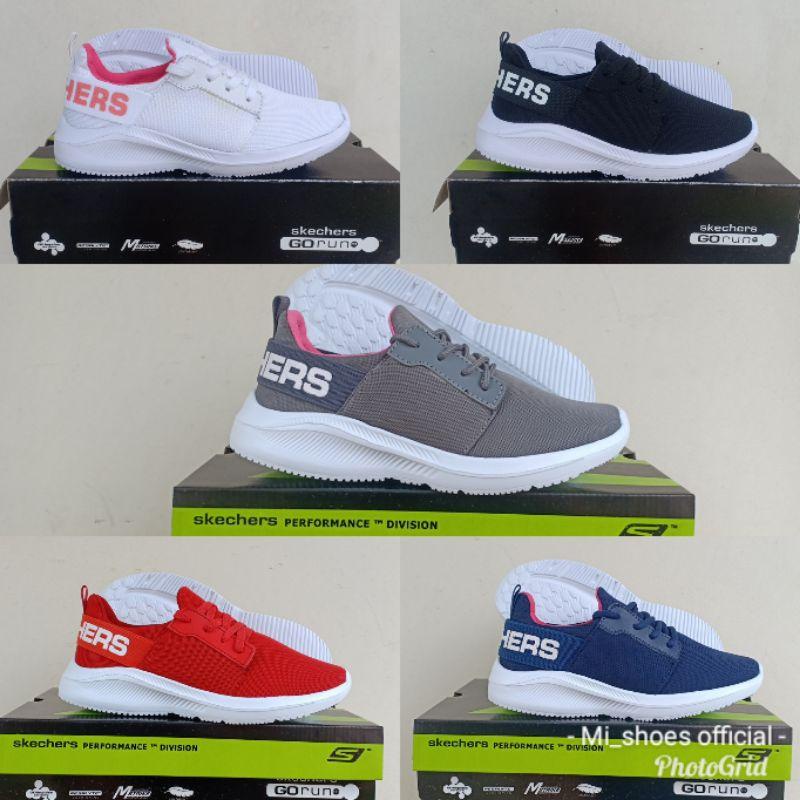 Sepatu Skechers Go Run fast - valor wanita cantik senam zumba aerobik joging gym santai