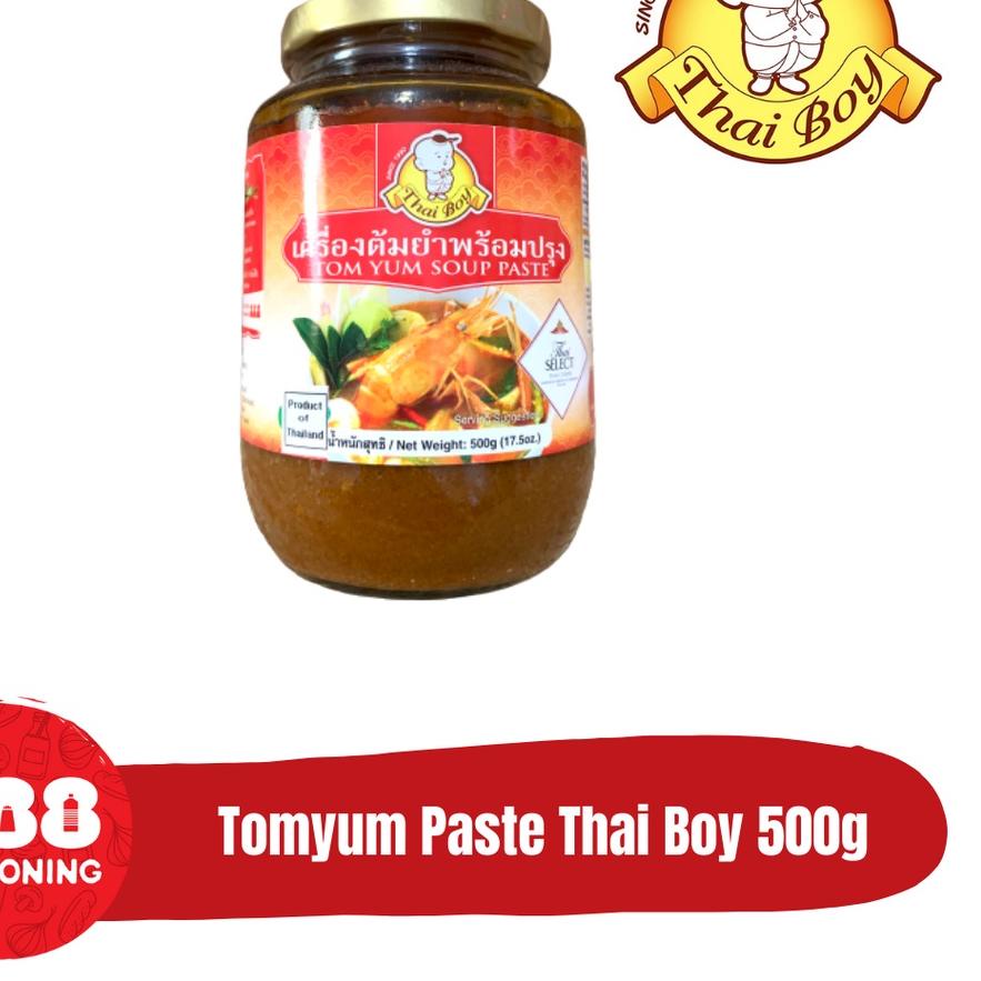 

Discount | TD4 | TOMYUM PASTE THAI BOY (Pasta Tom Yum) 500g