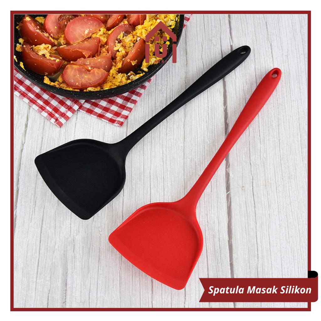 UNISO - SUTIL SPATULA SODET MASAK SILIKON ANTI LENGKET TAHAN PANAS | SUTIL SILICONE | SPATULA SILICO