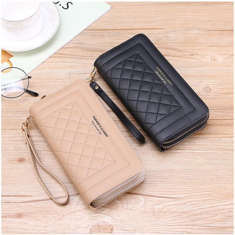 PX 641 Dompet Panjang Wanita 2 Ruang (2 Resleting) - Dompet Import Kualitas Premium - Dompet Cantik 