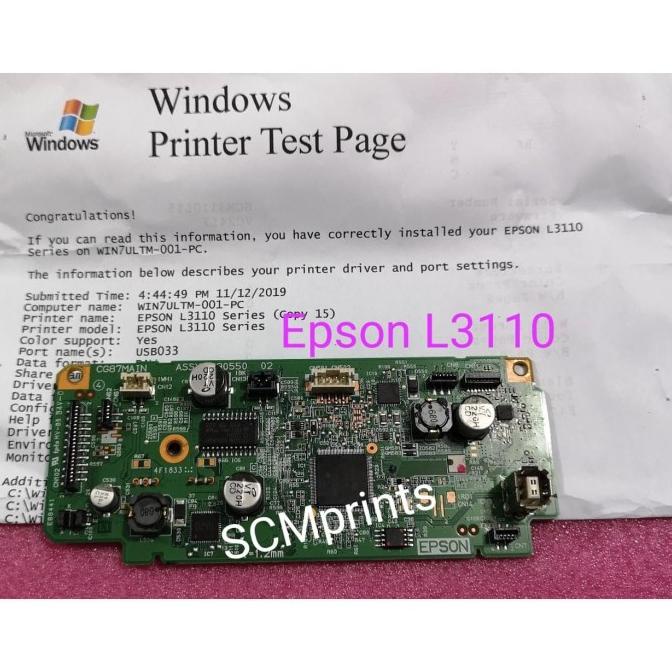 Logic Board Epson L3110 New Original Part Motherboard L-3110 L 3110
