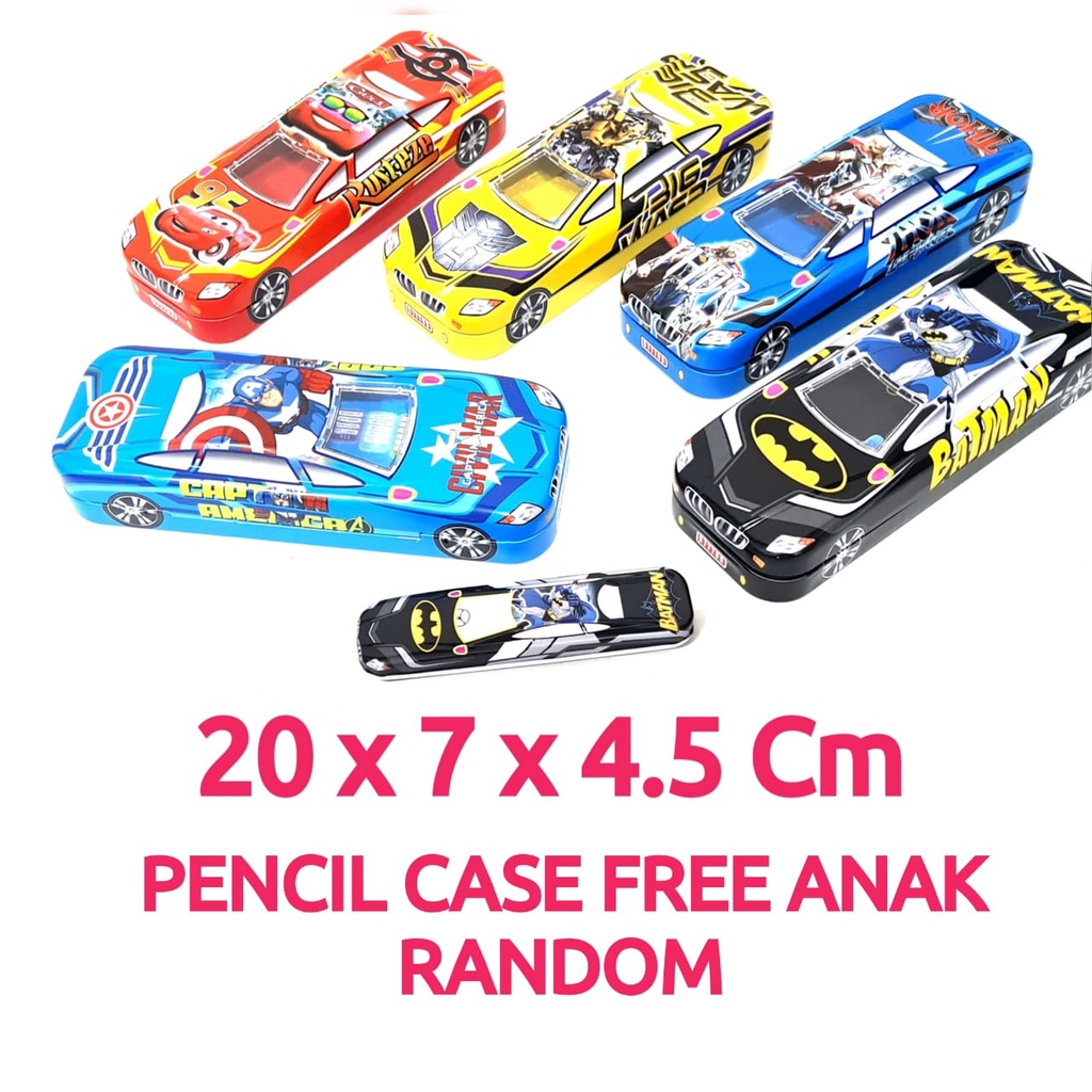 

Tempat Pensil Kaleng Mobil BONUS Anak 93 RANDOM