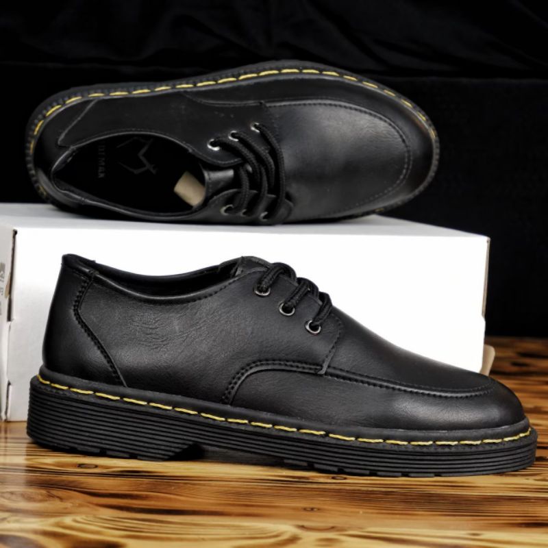 WOLF gogeta - Sepatu Pantofel Formal Docmart Low Boots Kerja Pria