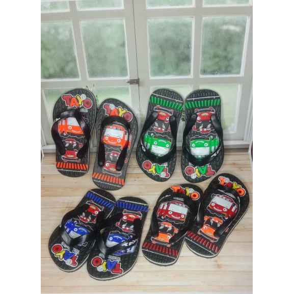 sandal anak kartun tayyo/sandal karakter