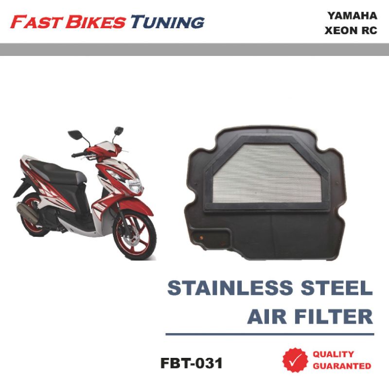 FILTER UDARA YAMAHA XEON RC - FILTER UDARA STAINLESS - SARINGAN UDARA XEON RC - FILTER UDARA -