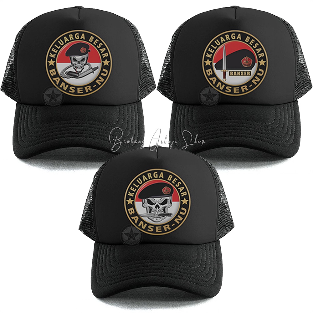 Topi Skull Keluarga Besar Banser-NU Istimewa &amp; Murmer