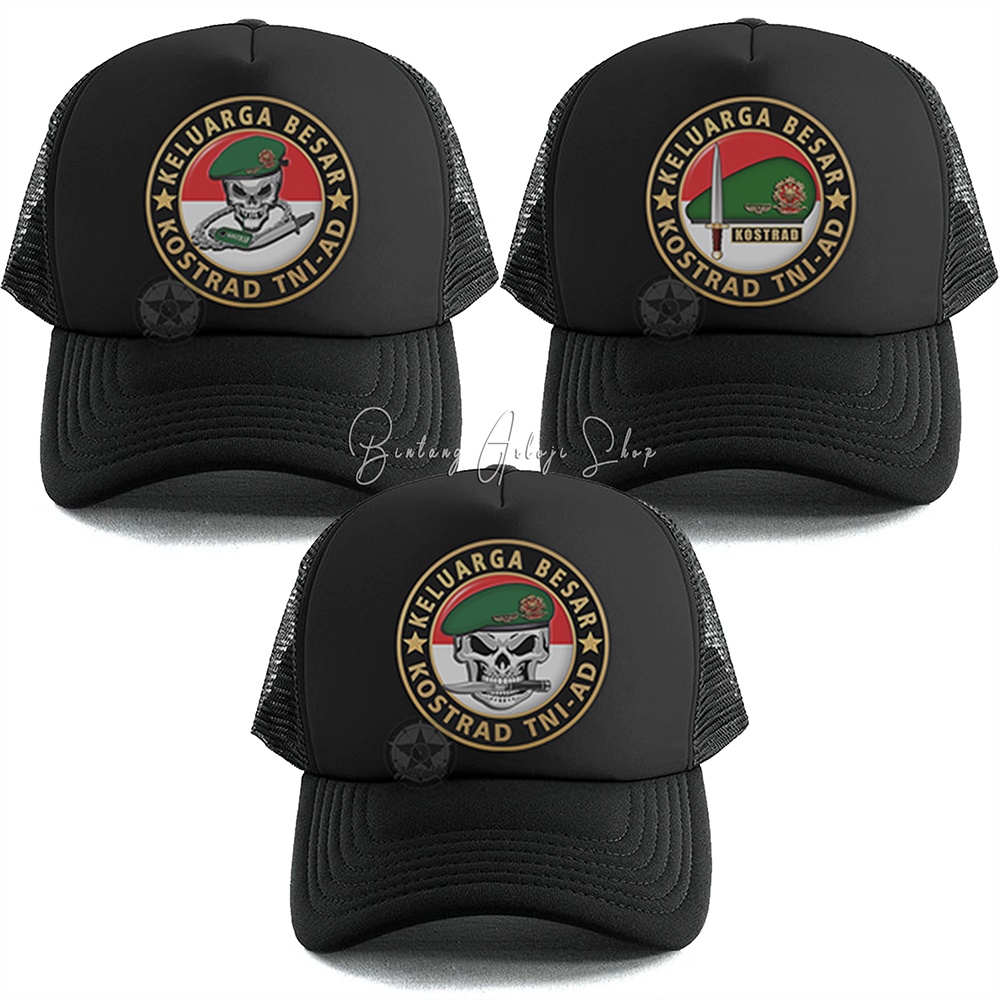 Topi Skull Keluarga Besar Kostrad TNI-AD  Istimewa &amp; Murmer