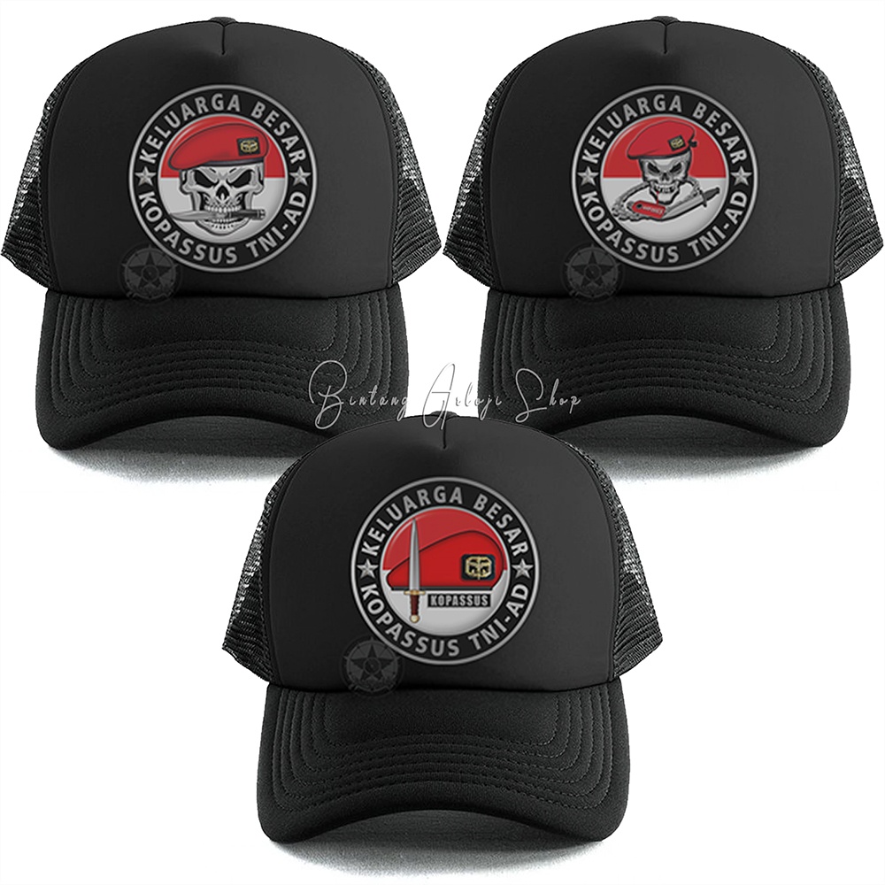 Topi Baret Keluarga Besar Kopassus Angkatan Darat Limited Edition