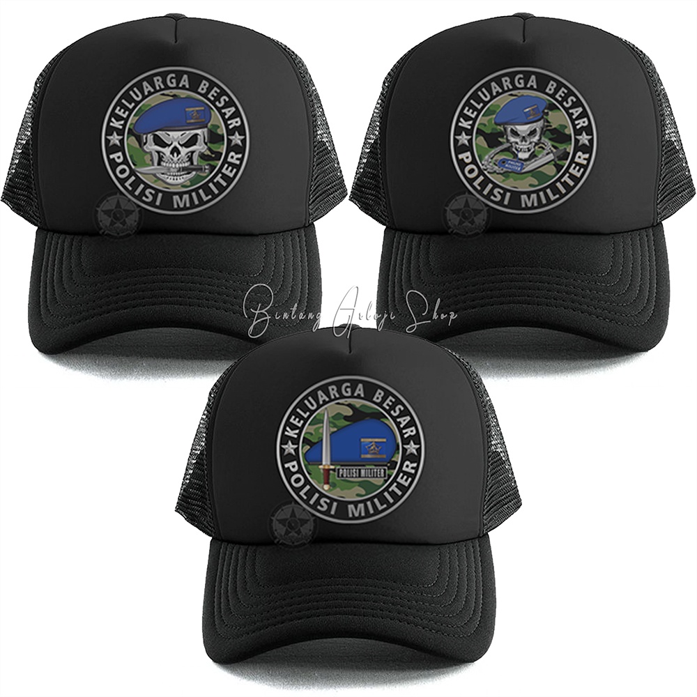 Topi Baret Keluarga Besar Polisi Militer (AL) Limited Edition Silver