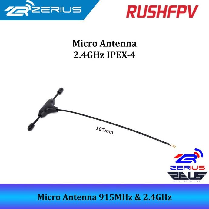 RushFPV Micro Antenna 915MHz & 2.4GHz IPEX1 IPEX4 ELRS TBS Antenna