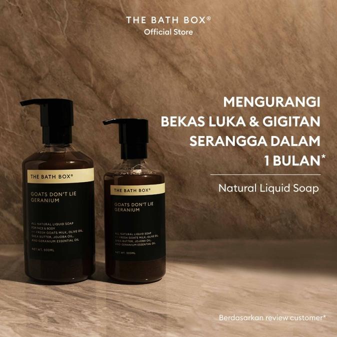 THE BATH BOX - Goats Don't Lie Geranium Liquid Soap