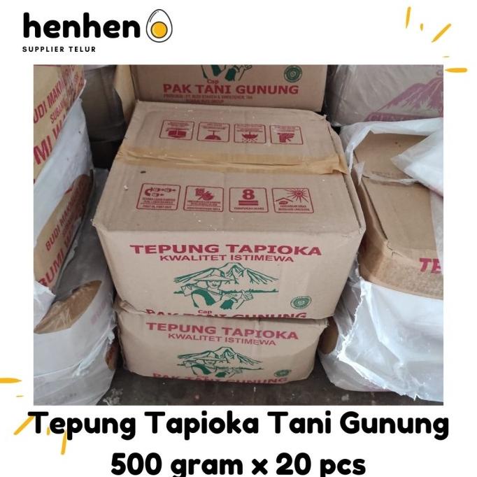 

TEPUNG TAPIOKA SAGU PAK TANI 1 KARTON 20 PCSX500 GRAM READY STOCK