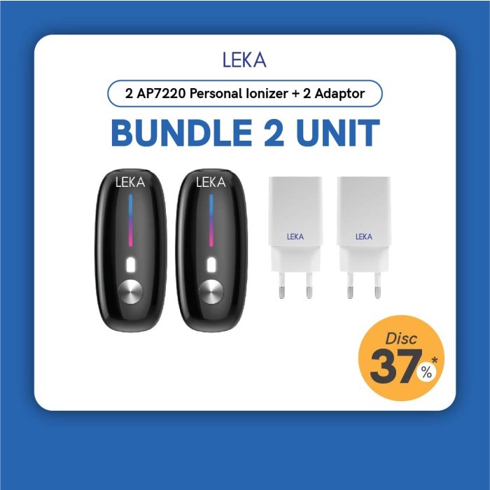 BUNDLING HEMAT 2 UNIT LEKA AP7220 PERSONAL IONIZER - PORTABLE KALUNG