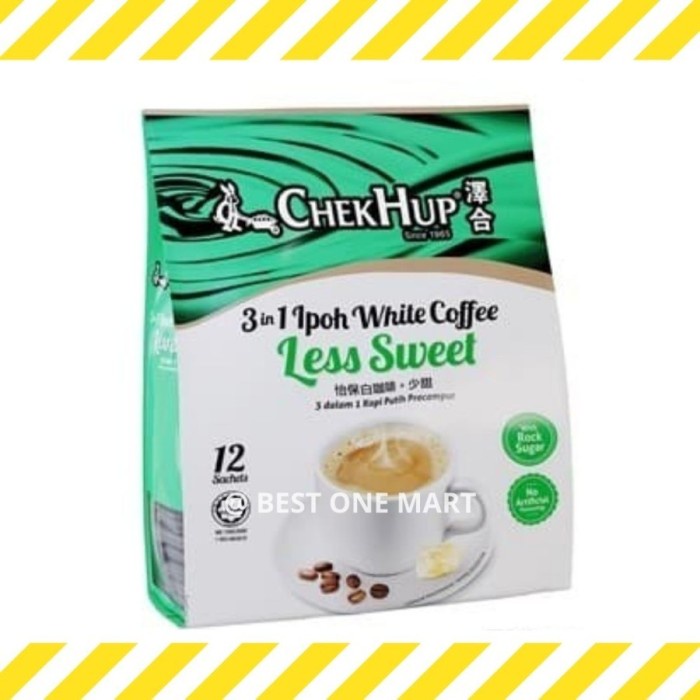 

TERBARU Ipoh White Coffee 3 in 1 Less Sweet Sugar / Chek Hup / ChekHup / /KOPI EUBE/KOPI KAPAL