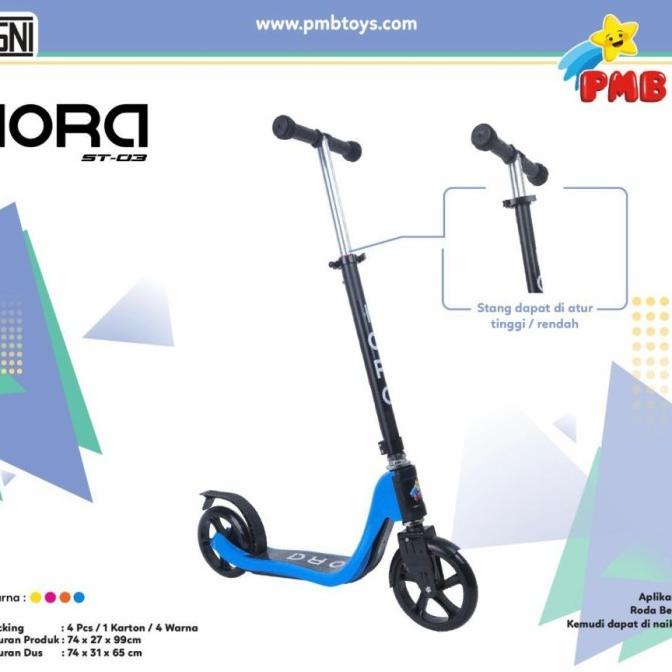 Skuter Anak Dewasa IORA ST 03 ST03 PMB Sekuter Scooter Otopet Otoped