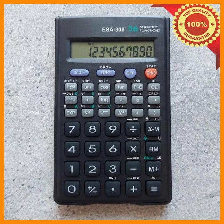 

(DAS) KALKULATOR SCIENTIFIC KULIAH CALCULATOR ILMIAH ORIGINAL ESA 306