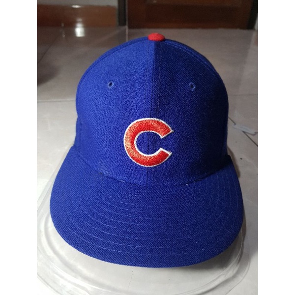 new era chicago cubs pro model / topi new era / topi baseball / topi vintage