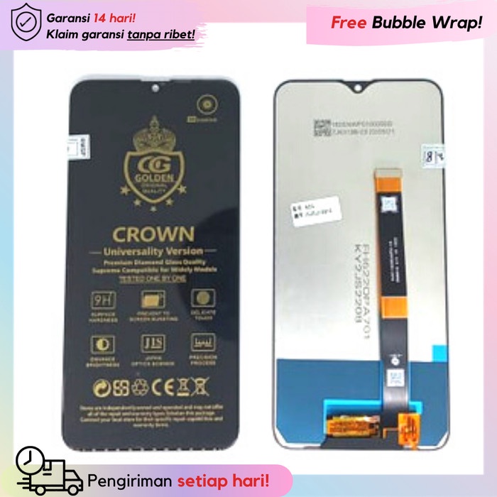 LCD+TOUCHSCREEN OPPO A5S / A7/ REALME 3 /3I / A12 ORI FULL SET - HITAM ORIGINAL TERBARU
