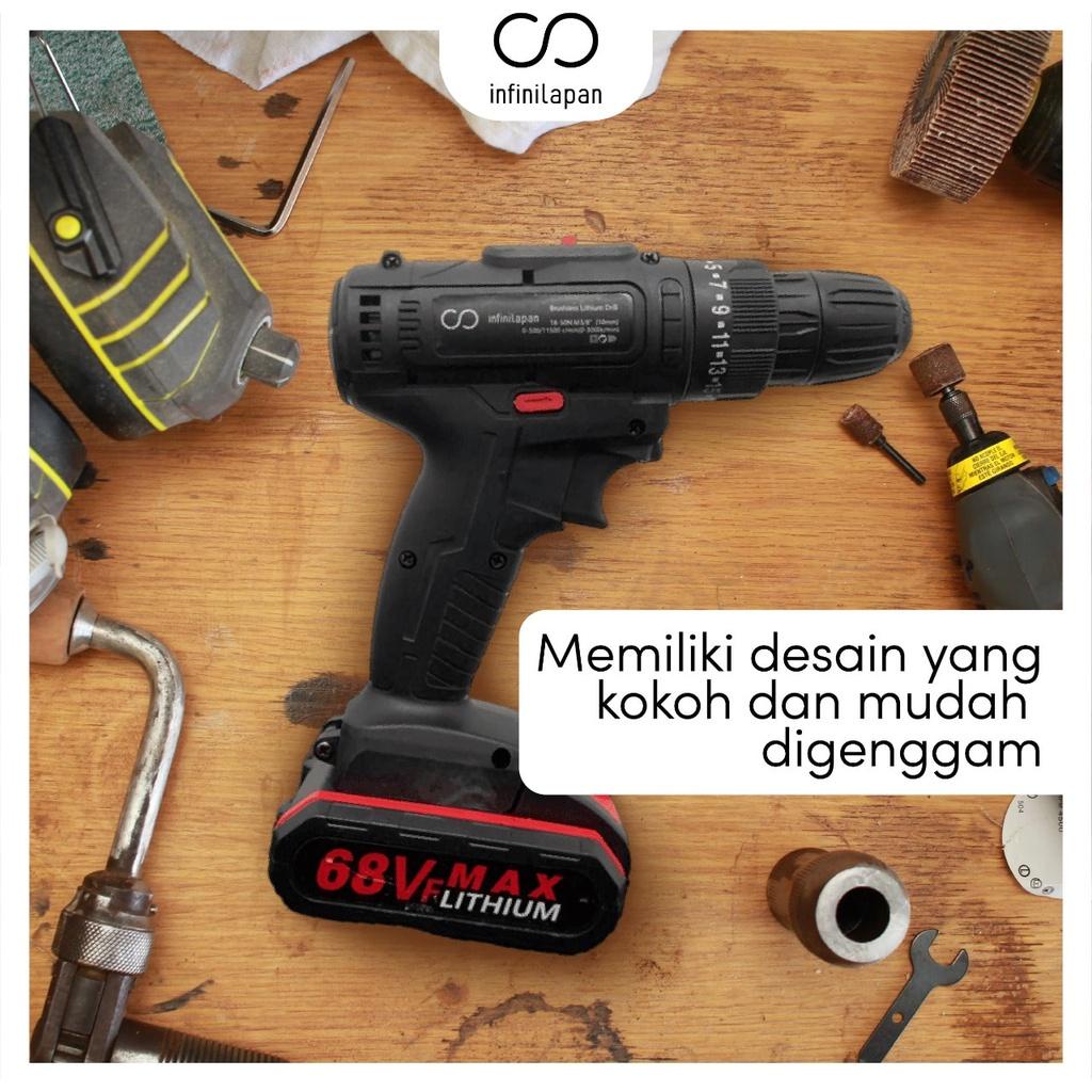 Mesin Bor Baterai Tangan Cordless Drill Battery Impact Drill Cordless Electric Drill | Electric Dril