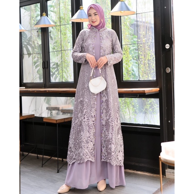 READY GAMIS SHABIRA/GAMIS KONDANGAN PESTA/GAMIS TERBARU/GAMIS MEWAH