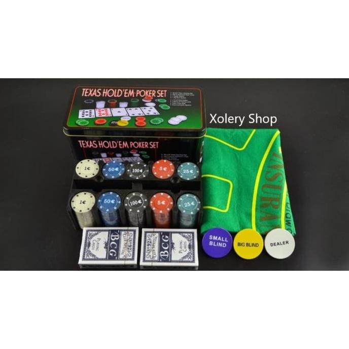 Texas Hold'em Poker Set Casino Style Poker Chip